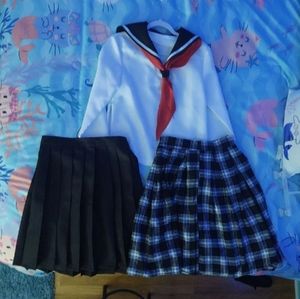 Japanese School Girl Cosplay Outfit